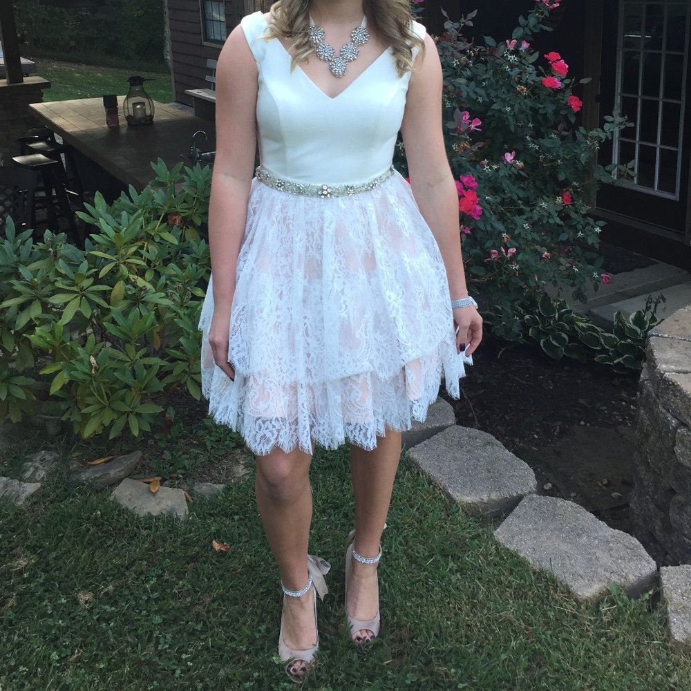 Sherri Hill Style 50635 Ivory Formal Dress